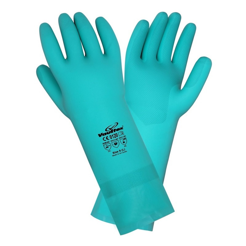 Nitrile chemical gloves
