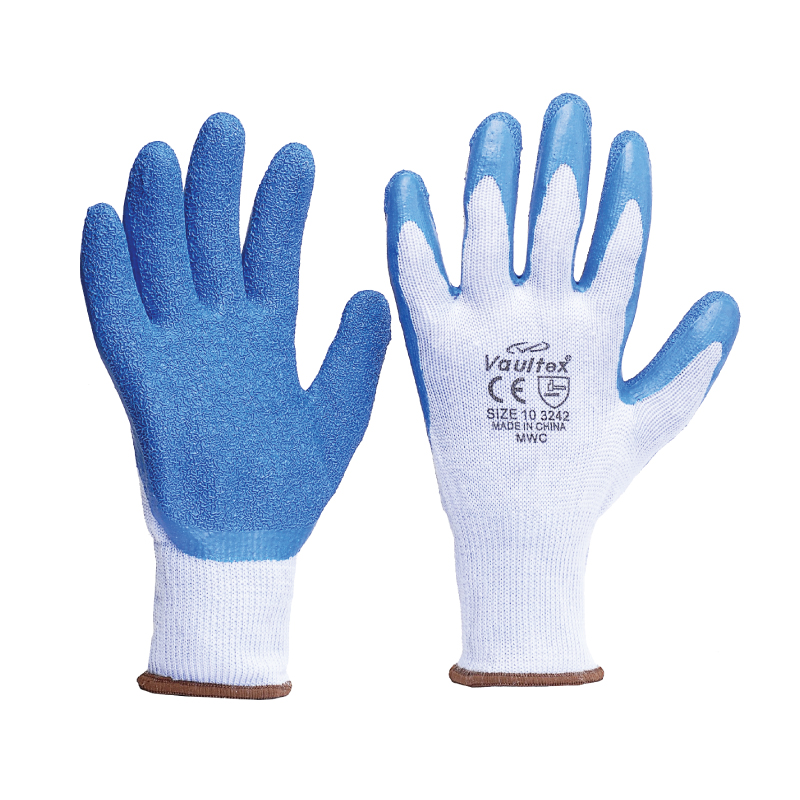 Vaultex diamond grip latex coated gloves