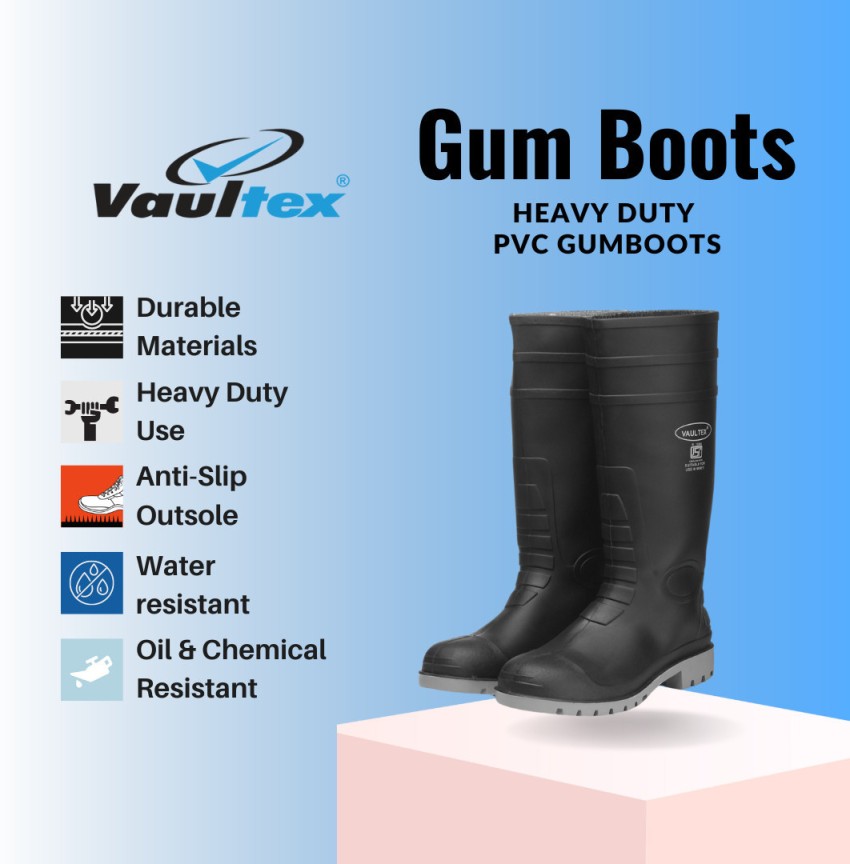 Vaultex safety steel toe gumboots