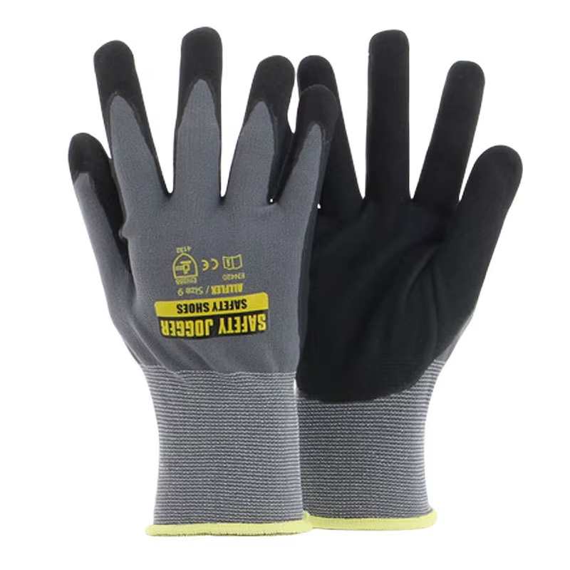 Allflex  Anti-Slip Oil-Resistant PU Nitrile Foam Dipped Gloves