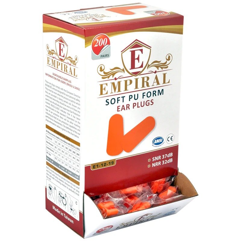 Empiral Sync Ear Soft PU Foam Ear Plugs (100 pairs) .