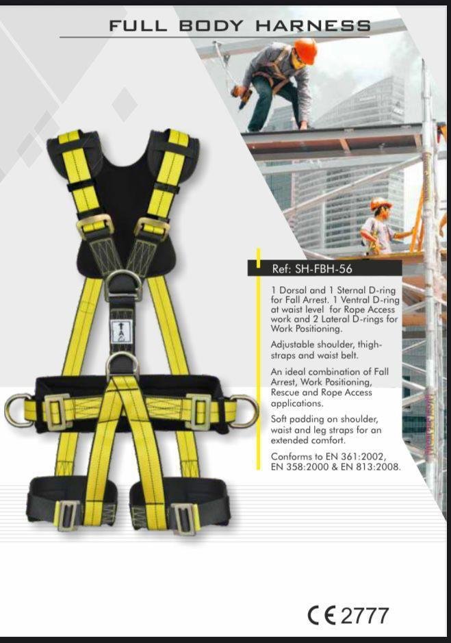 Full Body Safety Harness with D-Rings.