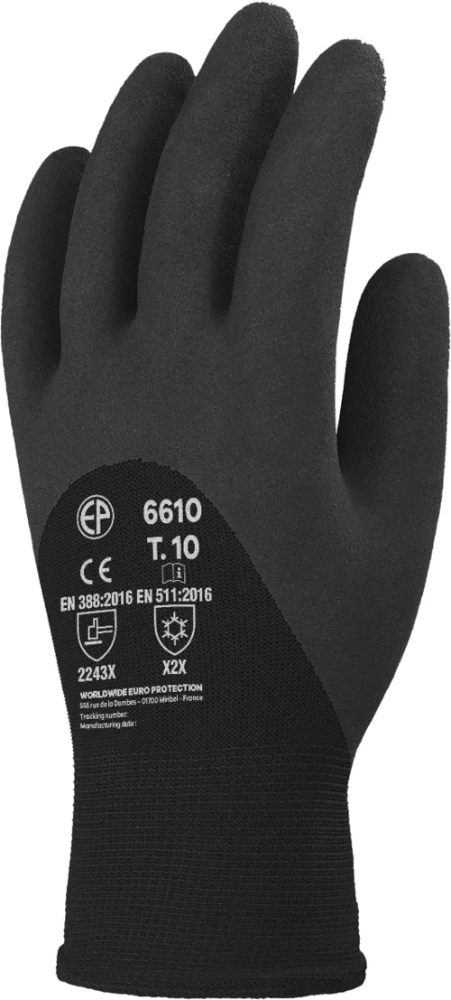 cover guard cold room winter gloves EP 6610 Thermal freezer gloves