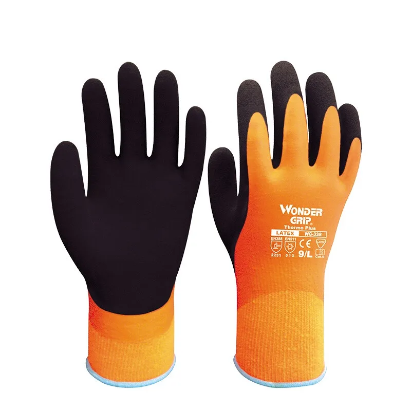 Wonder Grip Gloves WG 338 Thermo Plus cold room gloves.