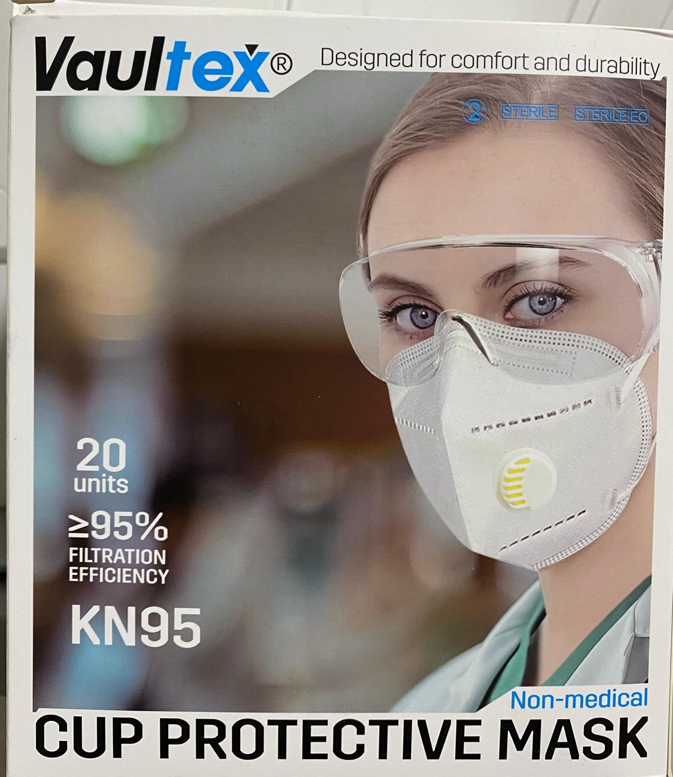 Vaultex KN95 Cup Protective Mask 