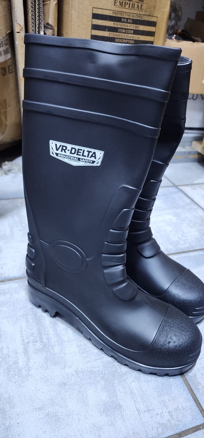 VR-Delta Safety steel toe gumboot with midsole plate